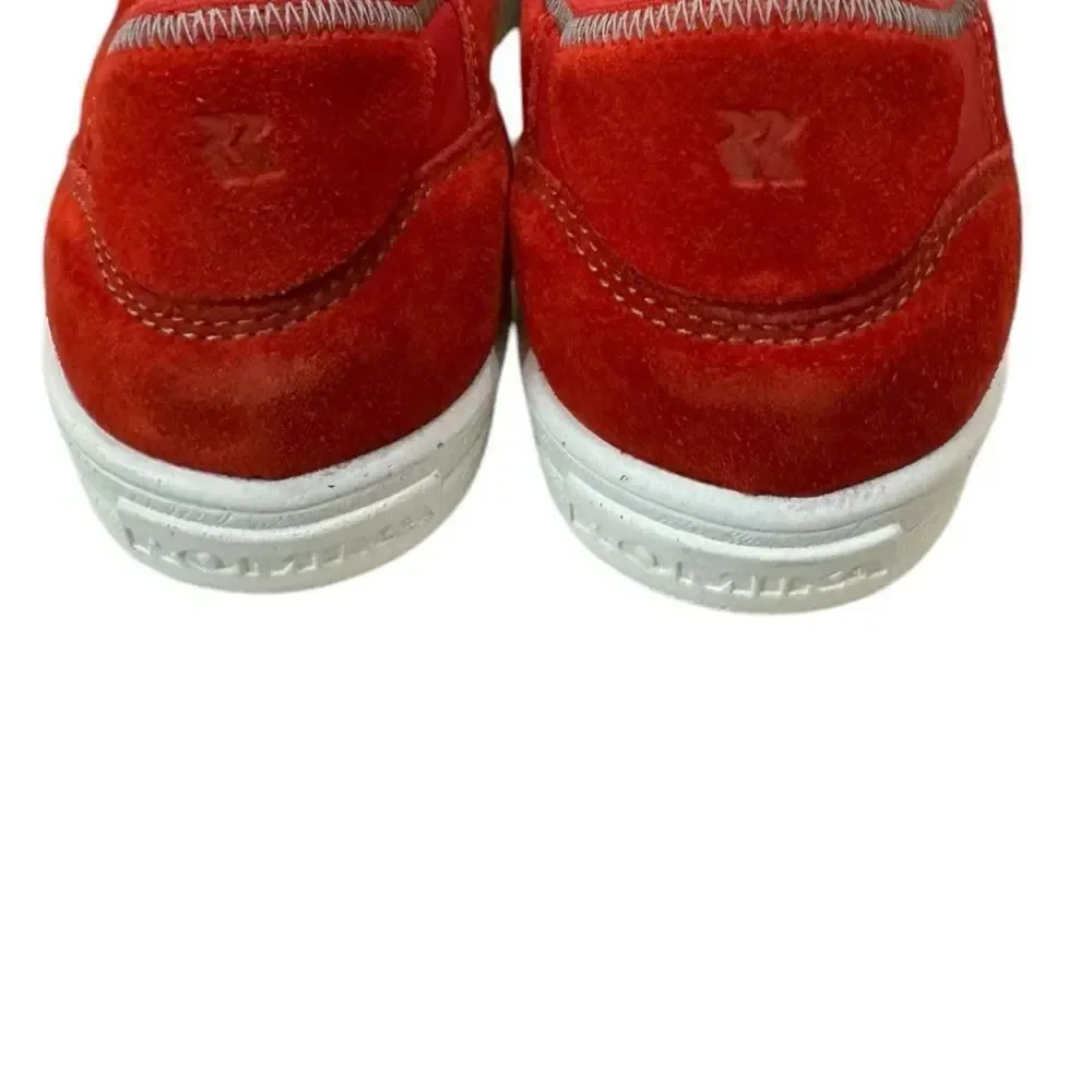 New Romika Women's Red Suede Leather Lace-up Sneakers 37